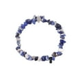 thumbnail image 3 of Gravel beaded bracelet friends gift energy bracelet green Dongling lapis lazuli citrine gravel single-circle bracelet, 3 of 13