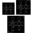 thumbnail image 4 of Tarots Tablecloth Rune Divinations Table Cover Astrology Oracles Board Game Mat Square Shape Pendulum Altar Table Cloth, 4 of 8
