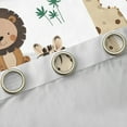 thumbnail image 4 of Manfei Cartoon Lion Zebra Black Out Curtains for Kid, Kawaii Jungle Animal Curtains Pack of 2 (42x63 Each), Cute Giraffe Monkey Bedroom Curtains, Curtains and Drapes Decor, 4 of 6