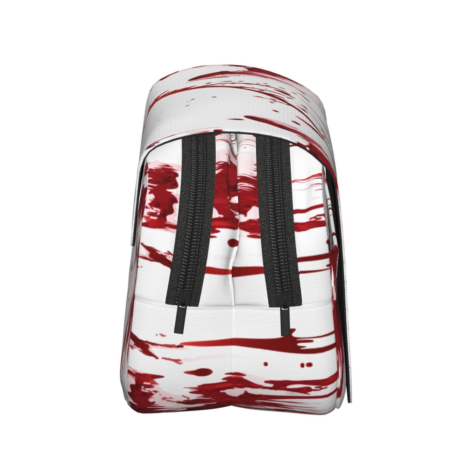 Rateoe Bloody Hand Pattern Double Clamshell Pen Case, Storage Organizer with Two Zipper Compartments– Holds Up to 50 Pencils & Pens