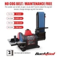 thumbnail image 3 of Lijadora de banda de mesa Bucktool Pro 1HP para trabajar metales, 3 of 9