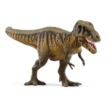 Schleich - Dinosaurs: Tarbosaurus Toy Figurine with Movable Jaws, Red, 1 Pc