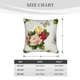 thumbnail image 4 of Bingfone Vintage Bike Flower Butterfly Linen Throw Pillow Covers Cushion Case Pocket Button Vintage Farmhouse Pillowcase for Sofa Couch Bed 16"x16", 4 of 9