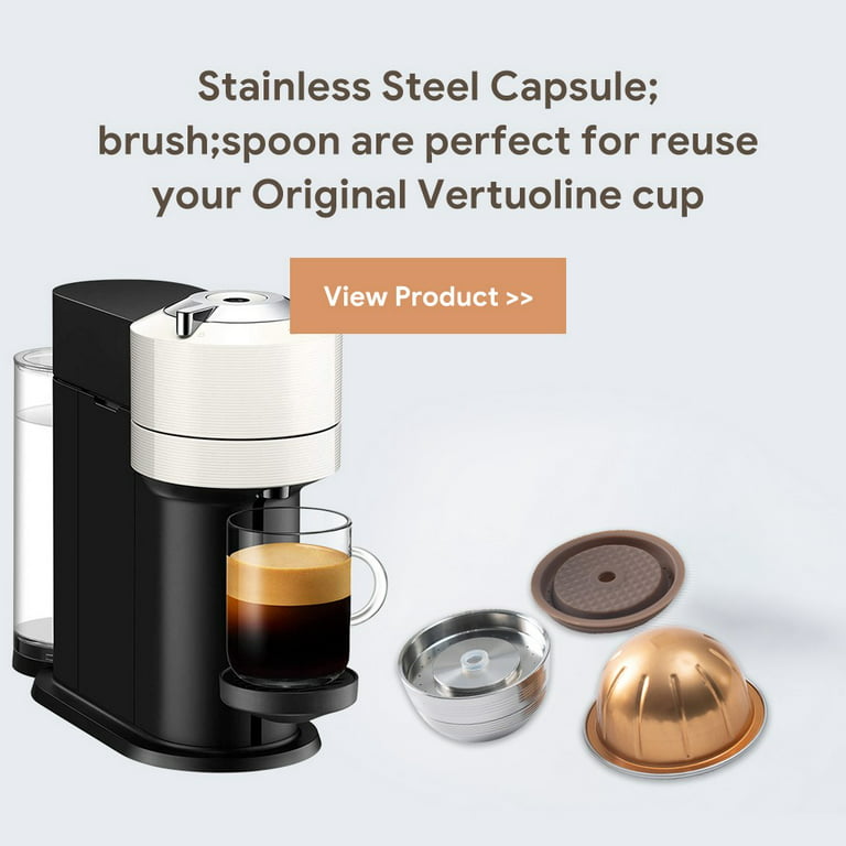 For Nespresso Vertuo Next Reusable Silicone Cap Coffee Capsule