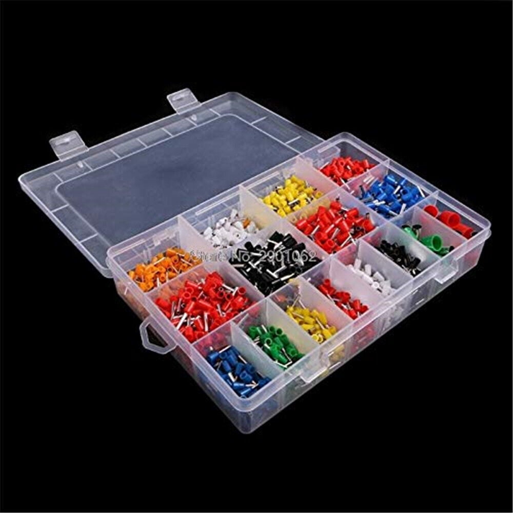 Ferrule Crimping Tool Kit Self-adjustable Ratchet Tool & 2120pcs Wire Terminals