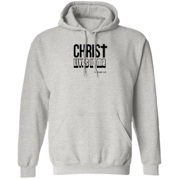 Christ Lives in Me Men’s Pullover Hoodie
