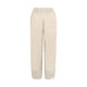 thumbnail image 5 of Pantalones cortos elásticos de algodón para mujer: color liso, cintura media, bolsillos; pantalones informales para todas las estaciones, corte regular., 5 of 6