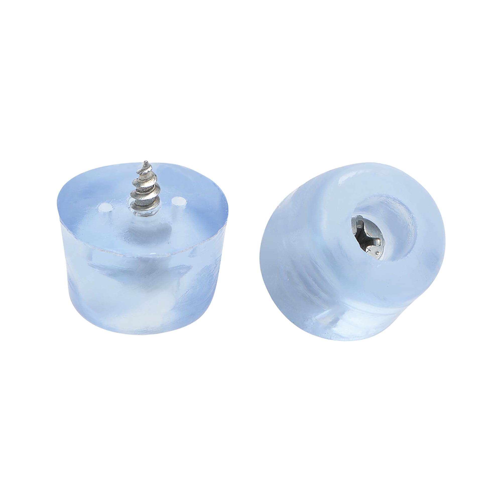 Silicone Furniture Pads, 21mm x 18mm Non Slip Bumpers 14mm Height Clear 8Pcs