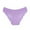 Purple, variant on Lunuaoe Women's Lace Patchwork Panties, Sexy Half-Hip Cheeky Underwear, Breathable Soft Briefs