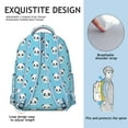 thumbnail image 5 of Panda Themed Work Backpack - Spacious Waterproof Backpack for Office or School, Comfortable Straps, Unique Panda Design, Fits 15.6" Laptop, 5 of 6