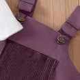 thumbnail image 4 of mgoYE Baby Girl Clothes 0-3 Months Preemie Newborn Baby Girl Clothes Infant Romper Fall Winter Outfits Gifts for Girls Cute Bell Bottoms Pant Sets(Purple,2-3 Years), 4 of 8