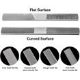 thumbnail image 2 of 4 Way Wood Rasp file, Premium Grade High Carbon Hand File and Round Rasp, Half Round Flat & Needle Files. Best Wood Rasp Set, 2 of 5