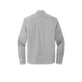 thumbnail image 4 of MERCER+METTLE Unisex Long Sleeve Stretch Woven Shirt | Lightweight Button Up for Men & Women, Business Casual Shirt - Gusty Grey End On End 2XL, 4 of 4
