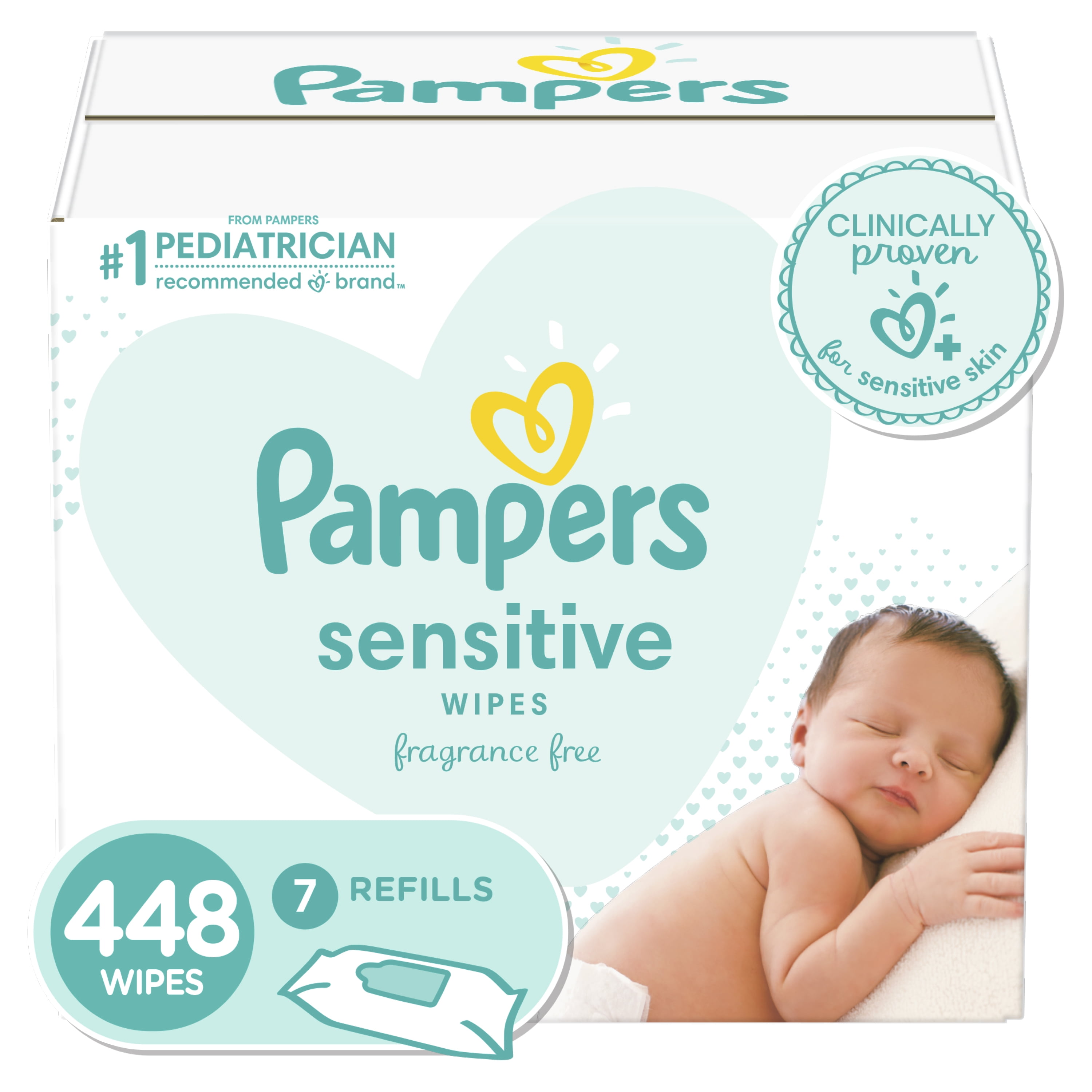 Pampers Baby Wipes Sensitive 12 Packs672 Wipes