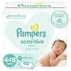 Pampers Baby Wipes Sensitive Unscented, 7X Refill Packs, 448Ct