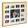thumbnail image 2 of School Years Aluminum Metal Collage Picture Frame - Displays One 5x7 Photo and Twelve 2.5x3.5 Openings, K-12 Keepsake Gold, 2 of 6