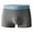 Gray, variant on fatyb Men's Underwear Cotton Breathable Boxers Briefs for Men Short Leg Elastic Waistband Underpants