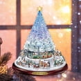 thumbnail image 2 of Escultura de decoración superior para árbol de Navidad, colgante de ambiente festivo para el hogar, Feliz Navidad, Feliz Año Nuevo, invierno, 2024, 2 of 4