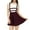 Red, variant on XVJRHAK Flowy Maxi Skirt Women's Sexy Hollow Out Mesh A Line Suspender Student Skirt (Red,XL)