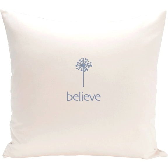 Simply Daisy 16" x 16" Make a Wish Word Print Pillow