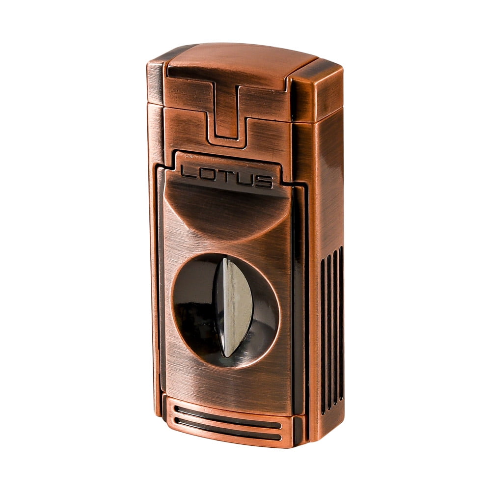 Lotus Duke Torch Lighter with V-Cutter - Copper