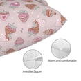 thumbnail image 3 of Kdxio Cotton Pillow Cases 16"x24" Pillowcases,Soft and Breathable Bedroom Pillow Cases-Strawberry Cake, 3 of 8