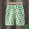 thumbnail image 2 of KPOPLK Cotton Shorts for Boys Summer Casual PJS Khaki Shorts Elastic Waist Shorts with Pockets 3M-4Years Size 12-18 Months,Green, 2 of 7