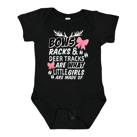 

Inktastic Hunting Season Bows Racks & Deer Gift Baby Girl Bodysuit