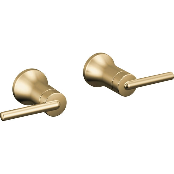 Delta H557 Trinsic Bathroom Faucet Wall Mounted Lever Handles - Bronze