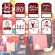 thumbnail image 5 of Christmas Ornaments For Tree 2D Acrylic Decorative Monograms Pendants With Santa Hat 26 Letters Christmas Hanging Decorations For DIY Crafts Xmas Home Decor, 5 of 7