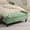 Green, variant on BRILHAMEZ 50" Button Tufted Storage Bench with Armrests, Upholstered Ottoman with Nailhead Trim for End of Bed, Entryway and Living Room, Sky Blue