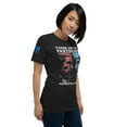 thumbnail image 6 of PATRIOTS & TRAITORS Unisex t-shirt (Black Heather, XS), 6 of 6