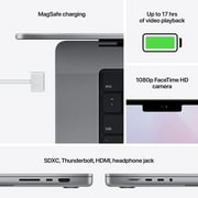 Restored Apple MacBook Pro 16.2 4K Laptop 2021 M1 Pro Chip 32GB RAM 1TB SSD macOS Sequoia, Space Gray