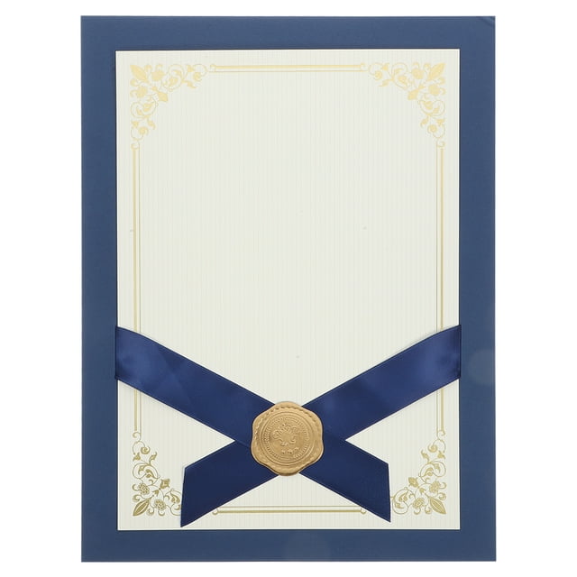 FRCOLOR 1 Set Paper Certificate Cover File Display Holder Document Protective Cover Diploma Cover
