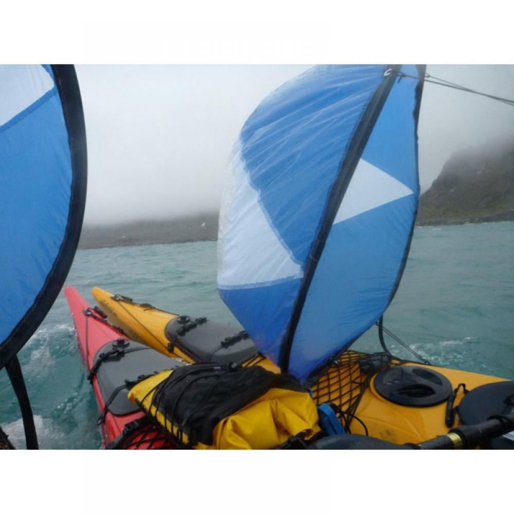 Kayak sail 108 cm foldable transparent window sail Y9U8 
