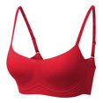 thumbnail image 1 of hoksml Woman's Wireless Bras Comfortable Seamless Bra Solid Color Thin Style Ventilate Back Buckle Bra Without Steel Rim Everyday Bras 2025 on Clearance, 1 of 7