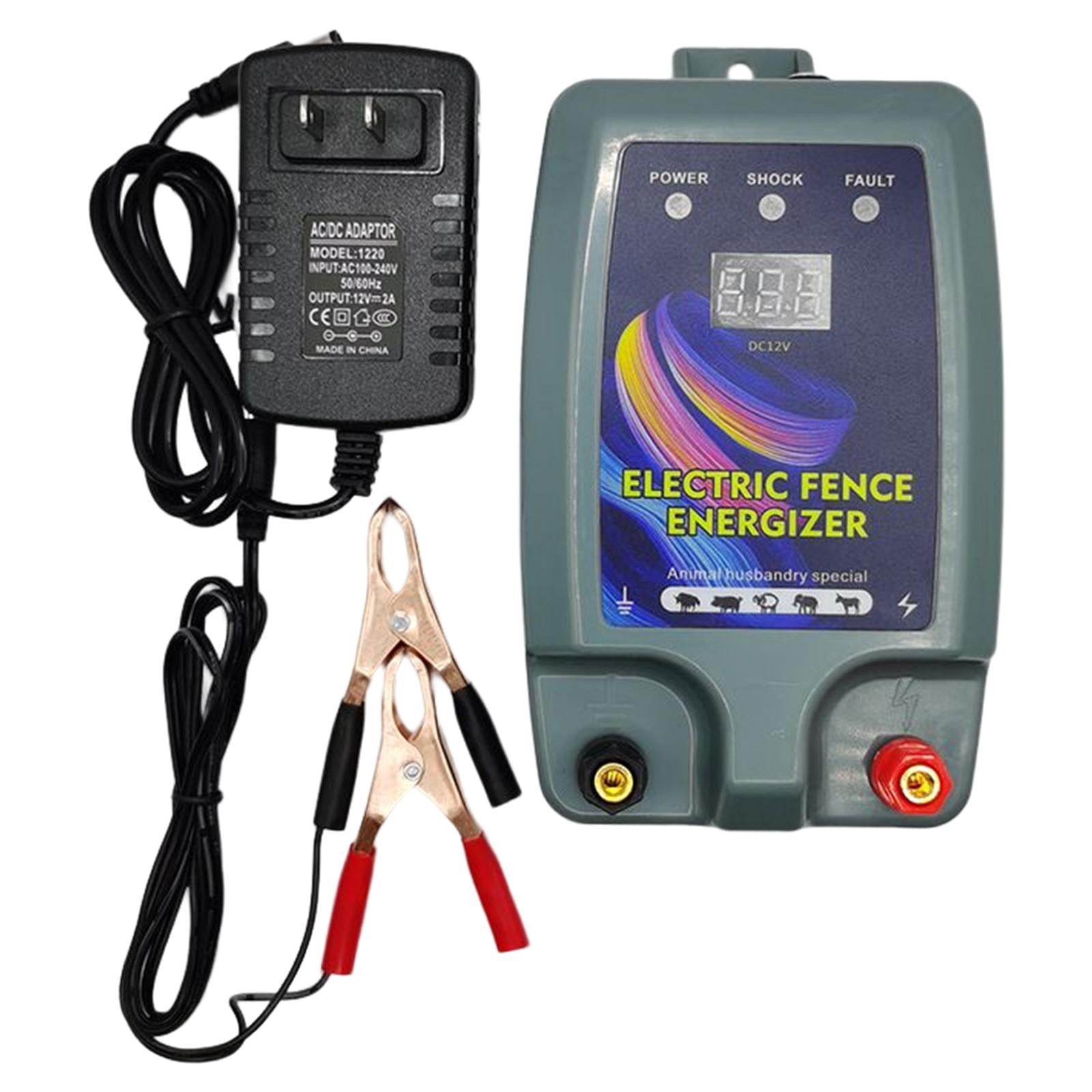 Electric Fence Controller LCD Display Animals Intruding Livestock