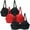 Black, variant on Womens Underwear Women's Underwear 34/75 36/80 38/85 40/90 42/95 44/100 Bcde Cup Bra Lace Bra for Women Plus Size