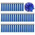 thumbnail image 1 of Uxcell 48 Pcs Etiquetas en blanco para pompones de animadoras color azul, 1 of 7
