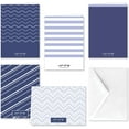 thumbnail image 2 of Paper Frenzy Coastal Nautical Thank You Note Cards and Envelopes - 25 pack, 2 of 7