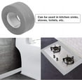 thumbnail image 4 of Cinta de sellado (38 mm * 3,2 M-gris) Cinta adhesiva impermeable Tira de sellado autoadhesiva para cocina o baño, 4 of 5