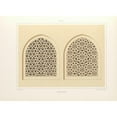 thumbnail image 2 of Jules Bourgoin 14x11 Gold Ornate Wood Frame and Double Matted Museum Art Print Titled - The Elements of Arabic Art Pl 194 (1879), 2 of 4