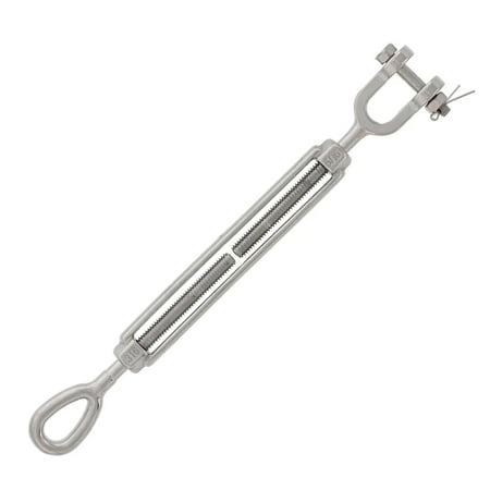 

5/16 x 4-1/2 Stainless Steel Jaw x Eye Turnbuckle