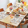 thumbnail image 2 of Corgi Dog and Footprints Summer Placemats Table Placemats Set Of 4-Linen Kitchen Washable Placemats Table Mats 11.8"x17.7"Non-Slip Heat Resistant, 2 of 6