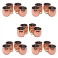 thumbnail image 1 of Mini Mula Moscú de Acero Inoxidable de 2 Onzas Mini Tazas Espresso Chapada en Cobre Juego de Tazas de Tiro de 20, 1 of 5
