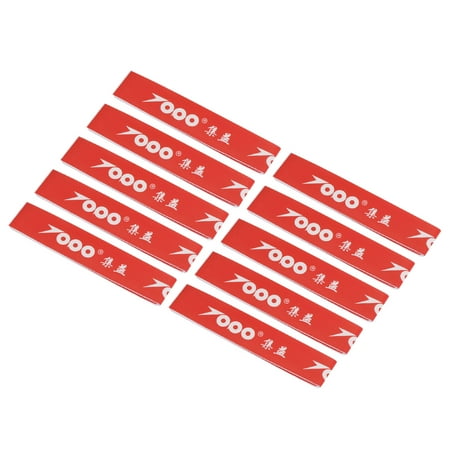 Uxcell 9.8 x0.7  PU Badminton Racket Head Racquet Protector Sticker Tape  Red 15 Pack