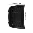 thumbnail image 2 of HEANUJJ Hood Vents for Car Rectangular Air Flow Decorative Hood Scoop Black 1Pcs, 2 of 8