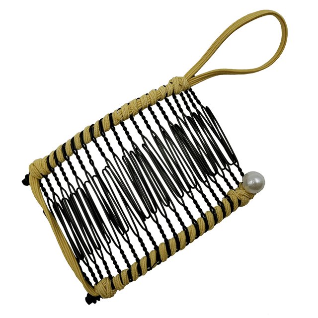 Outil Peigne Pince Banane Extensible Pince à Cheveux Banane Porte-Queue de Cheval