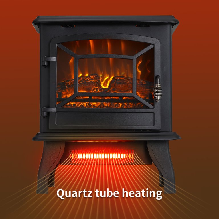 Seizeen 1400W Fireplace Heater for Inside, Portable Electric Space Heater  with 2 Temperature Modes, Quick Temperature Settings for Small Space,  Heating Air, Over-Heating Protection, 17'' - Walmart.com
