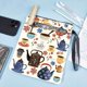 thumbnail image 5 of Cloth Book Cover Notebook Wraps Rectangle Tableware 280x220mm, 5 of 6
